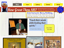 Tablet Screenshot of howgreatthouart.com